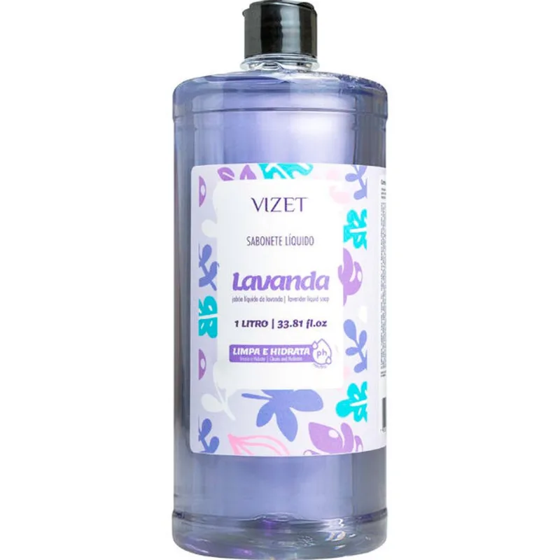 Sabonete Líquido Vizet Lavanda 1L