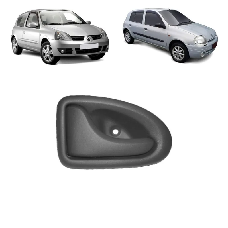 Maçaneta Interna Renault Clio Lado Esquerdo - Grafite
