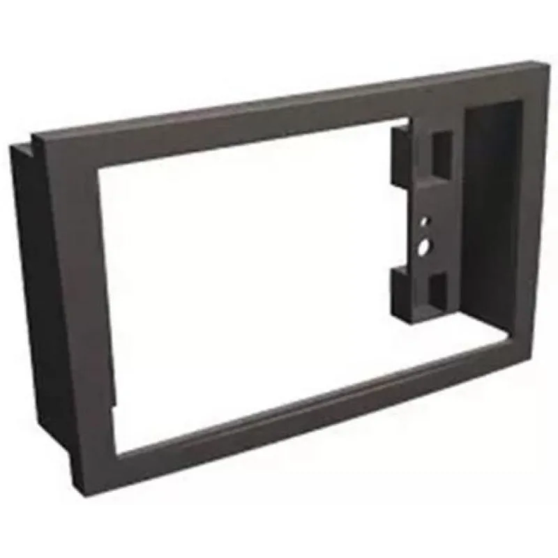 Moldura Para Aparelho De Som Dvd 2 Din Captiva - Preta