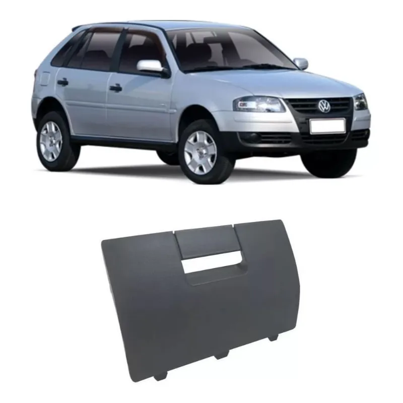 Capa Tampa Caixa Fusiveis Painel Gol G4 Cinza Flanel