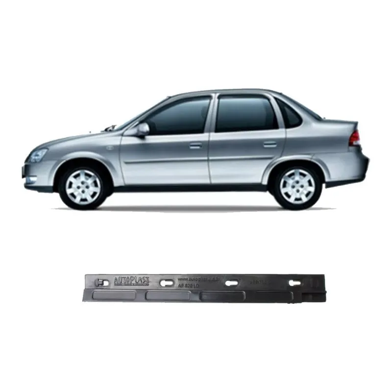 Suporte Guia do Parachoque Traseiro Esquerdo Corsa Sedan Classic 2010 a 2012