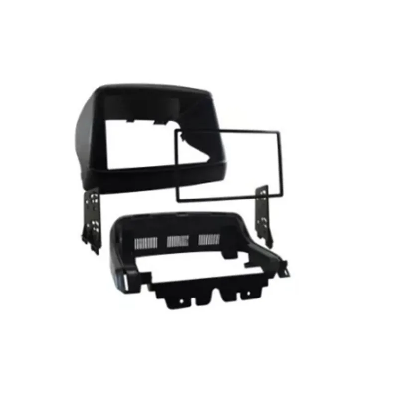 Moldura Mp5 Dvd 2 Din Fiat Doblo Grafite