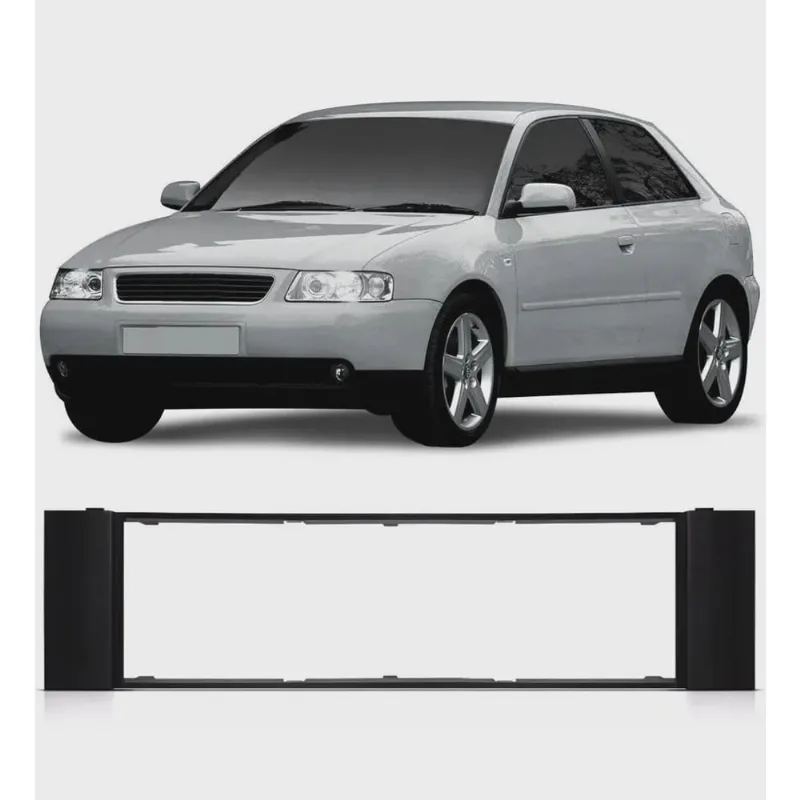 Moldura De Painel 1 Din Audi A3 1997 1998 1999 2000 2001 2002 2003 2004 2005 2006