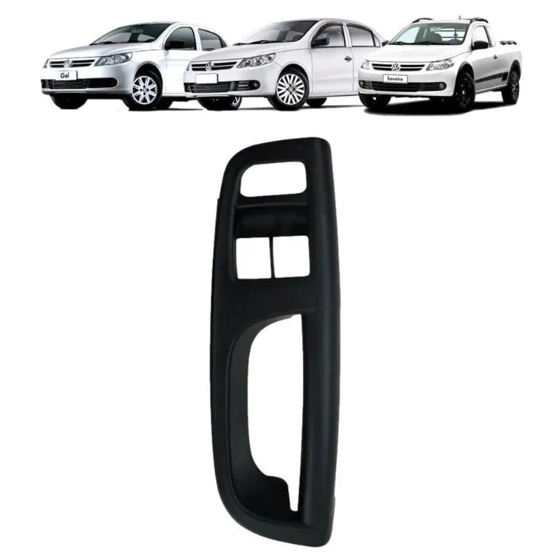 Puxador Interno Porta Dianteira Gol Voyage G5 G6 Preto