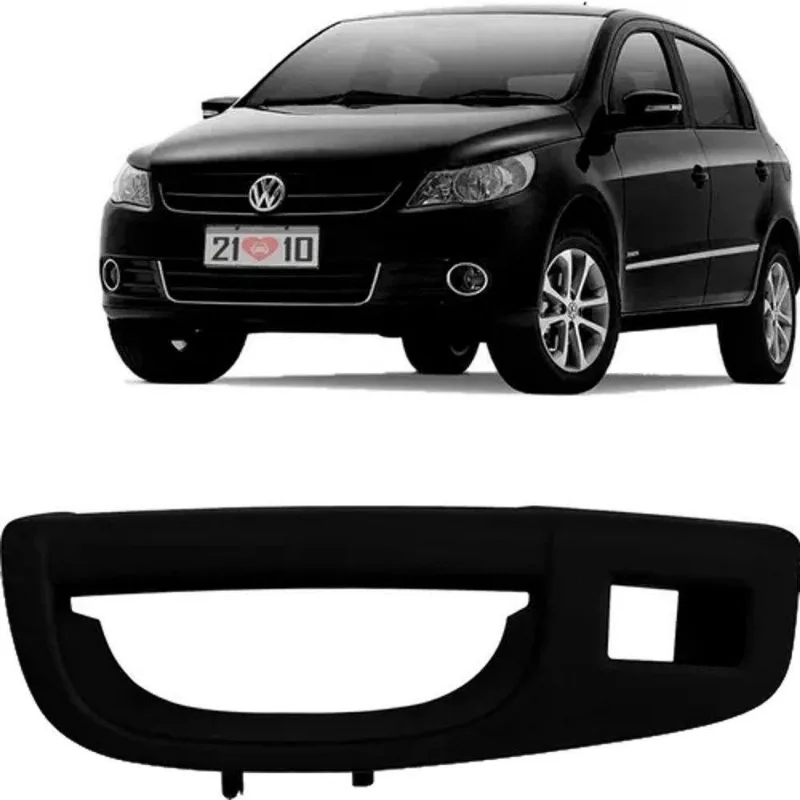 Puxador Interno Porta Gol G5 G6 Vidro Elétrico Preto Ld - Ap982