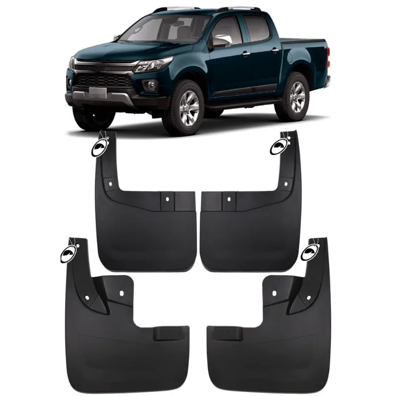 Jogo Apara Barro Protetor Lameira Flap gm S10 2012 em Diante