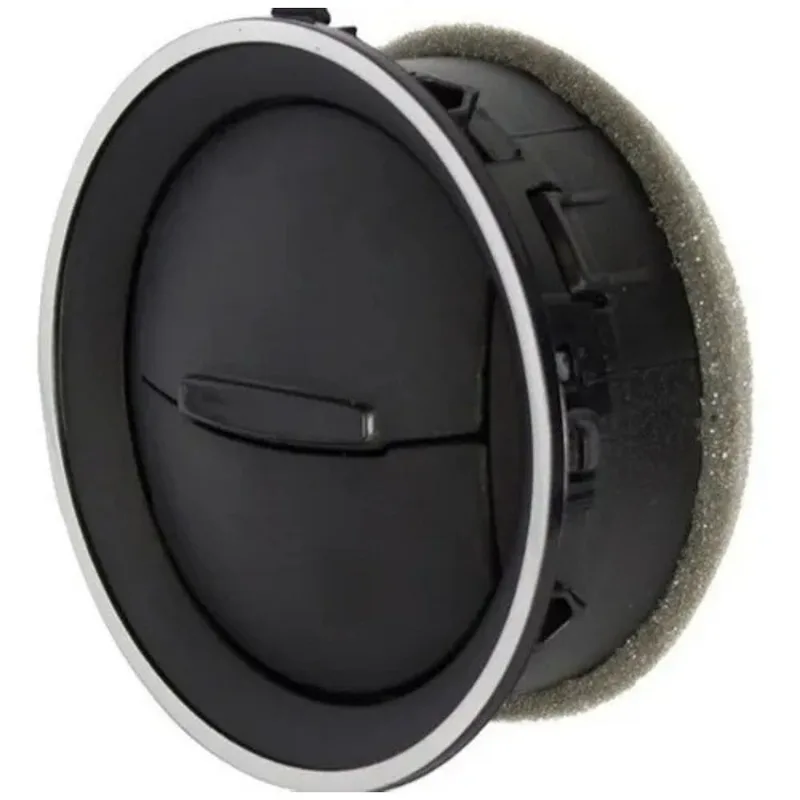 Difusor Saida Ar Gol Voyage G4 G5 G6 Preto Aro Prata - Ap1281