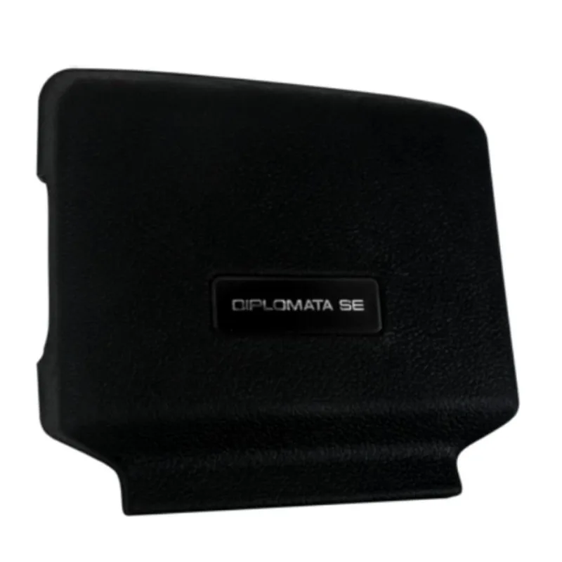 Capa Botão Buzina Volante Diplomata 88/99 Preta Emblema Se