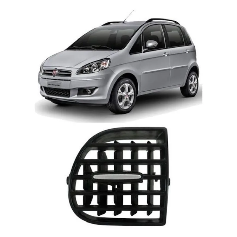 Difusor Ar Idea 2013 A 2017 Lateral Com Botão Prata Direita