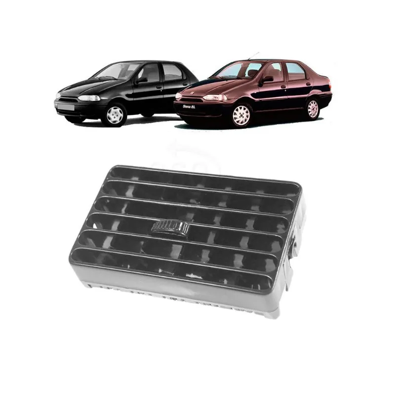 Difusor Ar Central Lado Dir. Palio G1 Strada Siena - Preto