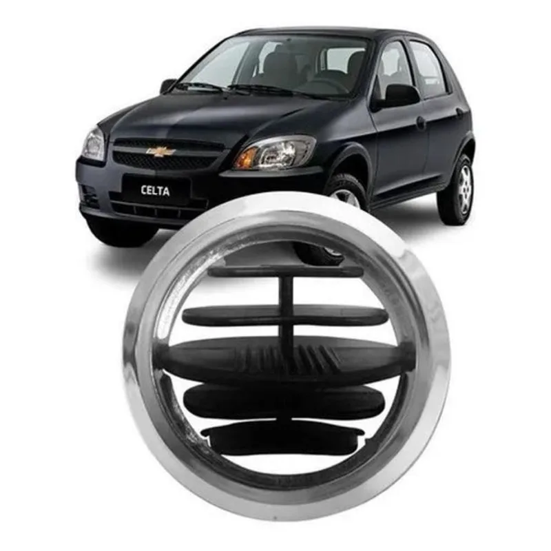 Difusor De Ar Celta Prisma 2007 A 2015 Cromado Liso Com Sup