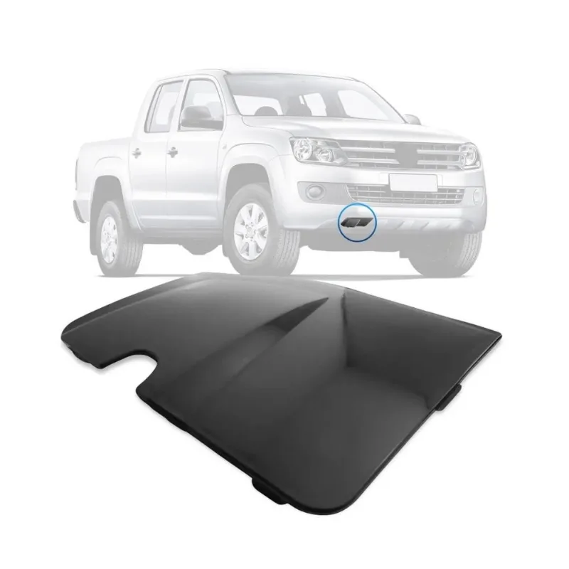 Tampa Reboque Para-choque Dianteiro Amarok 2010/2016 Preto