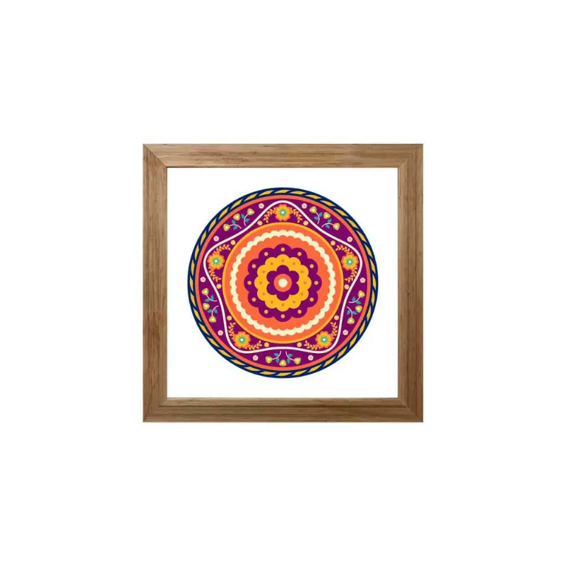 Quadro decorativo Lucky II 23x23cm rústico Infinity - Infinity