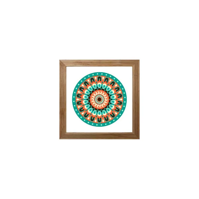 Quadro decorativo Lucky III 23x23cm rústico Infinity - Infinity
