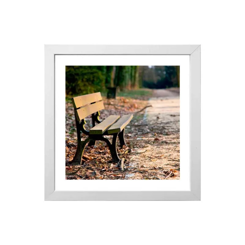 Quadro decorativo Tranquility I 33x33cm branco Infinity - Infinity