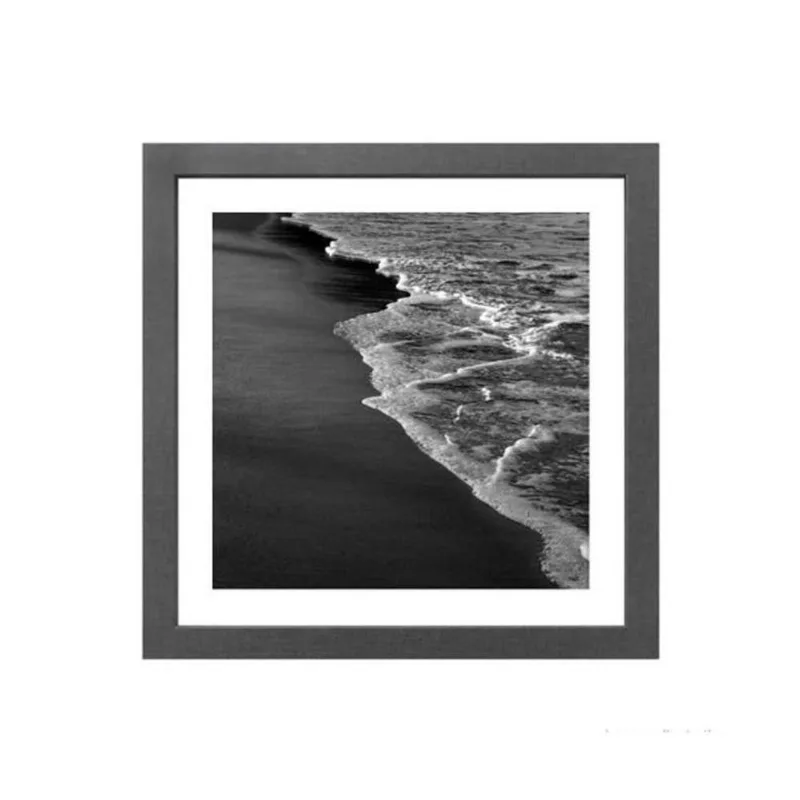 Quadro decorativo Beach 33x33cm cinza Infinity - Infinity