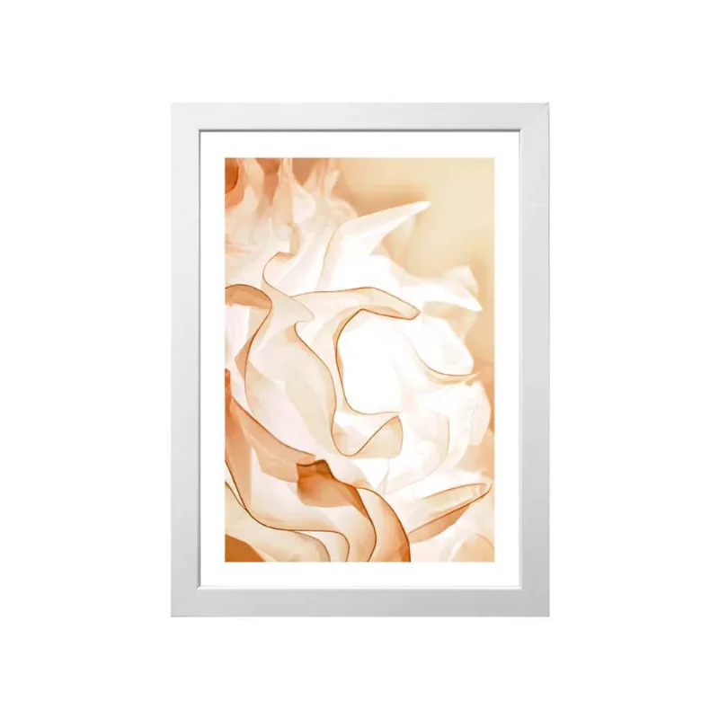 Quadro decorativo The Flower 28x38cm branco Infinity