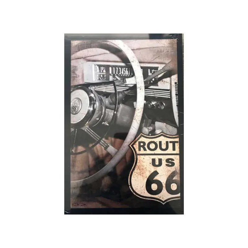 Placa decorativa Route 66 II 20x30cm Infinity - Infinity