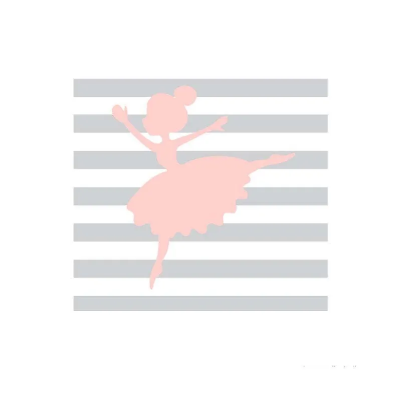 Quadro bailarina 23x23cm moldura pinus Infinity - Infinity