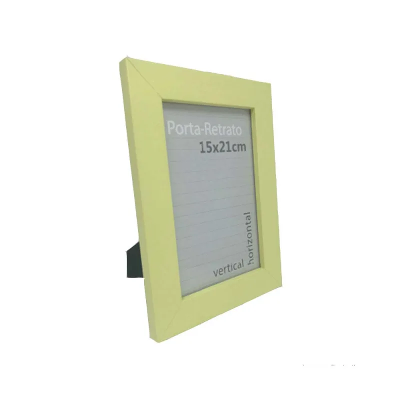 Porta-retrato 15x21cm Life Trend amarelo Infinity - Infinity