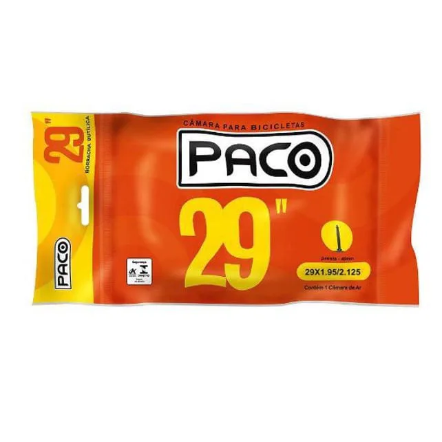 Câmara De Ar Paco Prime Aro 29X1.95/2.125 - Não Disponível - Esporte E Lazer