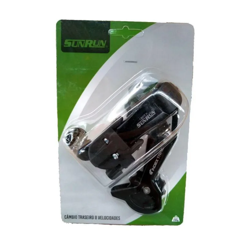 Cambio Tras. 8v Index Cage Longo - Sunrun Blister Preto 24v