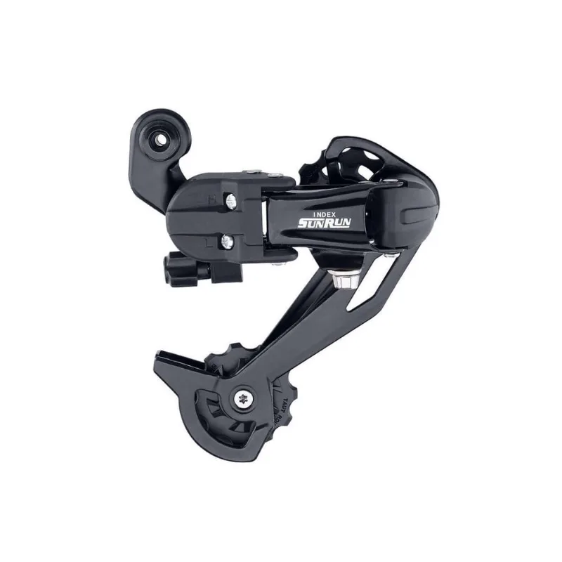 Cambio Traseiro Sunrun 8V/24V Indexado Preto 43D Cage Longo
