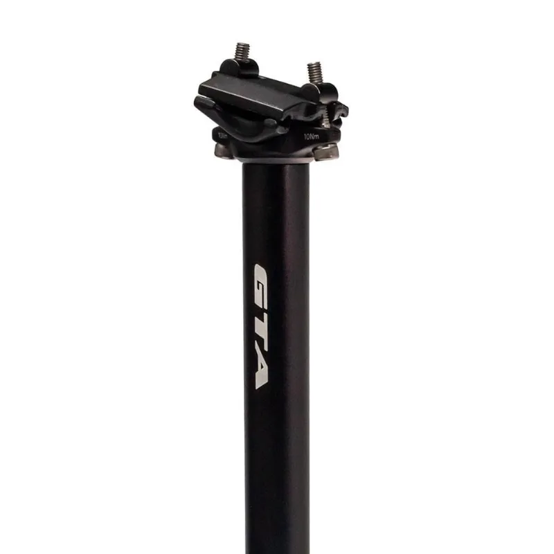 Canote Selim 31,6x400mm 2D Forjado Preto com Carrinho Alumínio - gta
