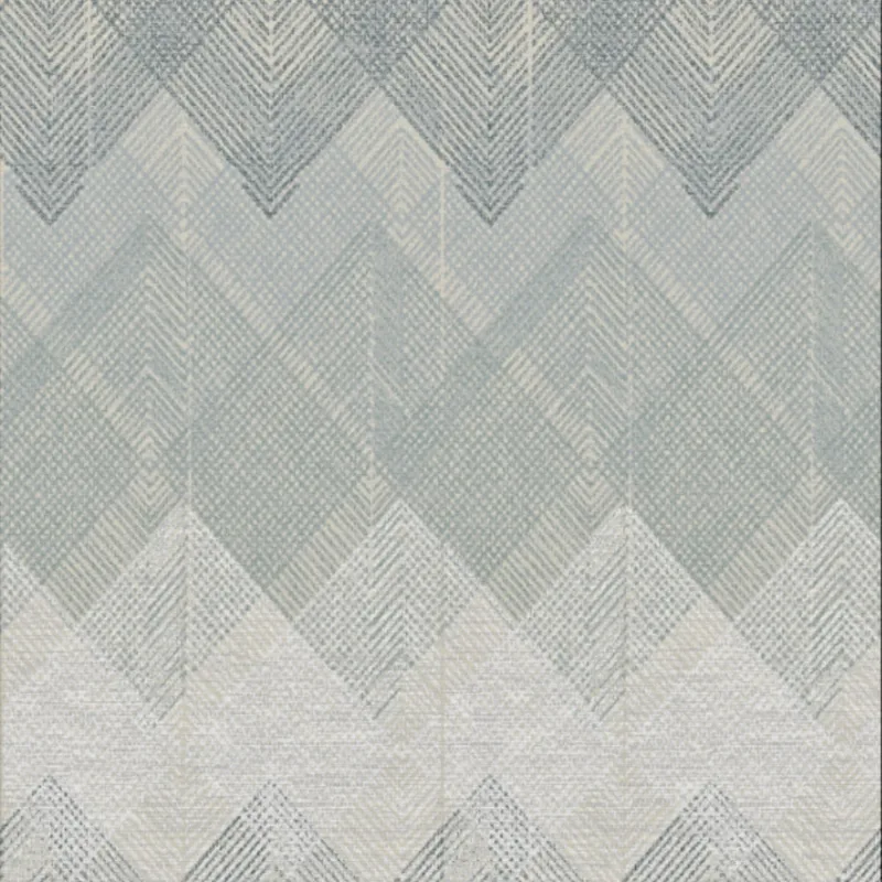 Papel De Parede Essencial - Ess1002 Geometrico Cinza - Rolo Fechado De 53cm X 10mts Ess1002 Edantex