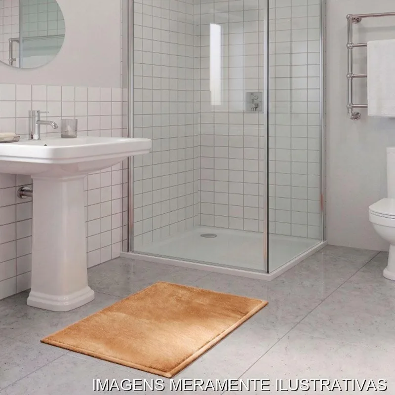 Tapete Edan Carino 02 Bege Claro 50x80cm (MP)