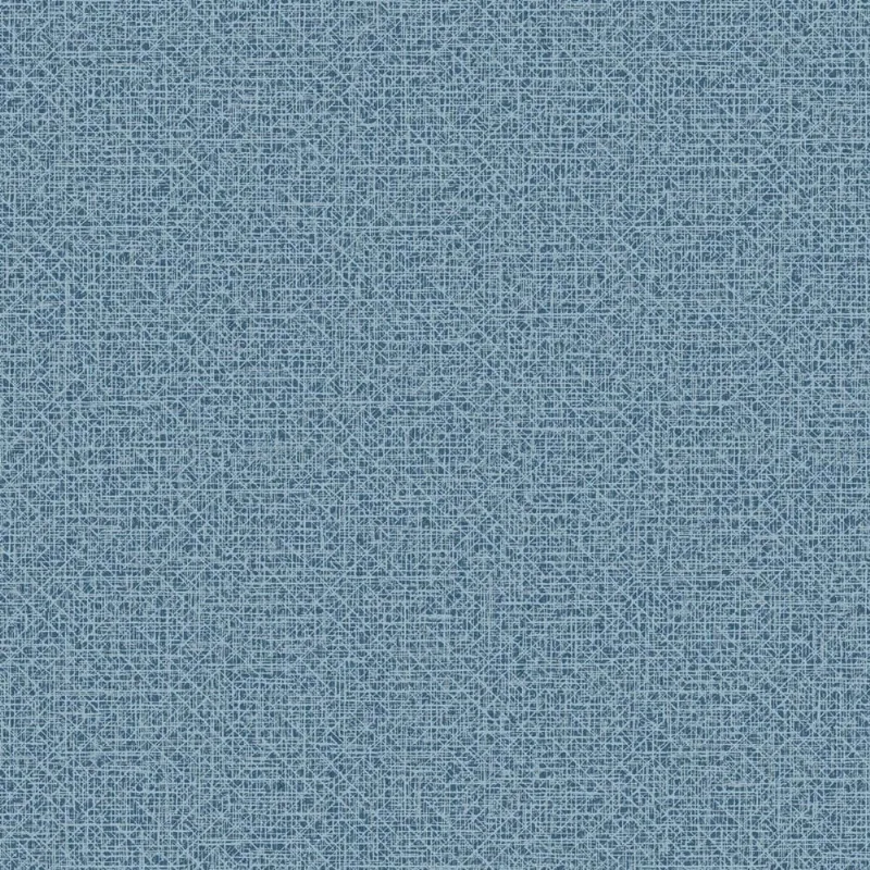 Papel De Parede Avalon 01 Geométrico Azul Detalhe Prata - Ava -132 Rolo De 53cm X 10mts Ava-132 Edantex