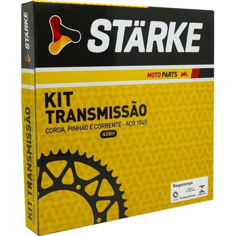 Kit Transmissão Starke Coroa Corrente Pinhão Crosser 150