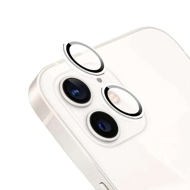 Protetor De Lente Para Iphone 12 Mini - Survivor - Transparente Com Molde Aplicador - Frame Para Câmera - Gshield