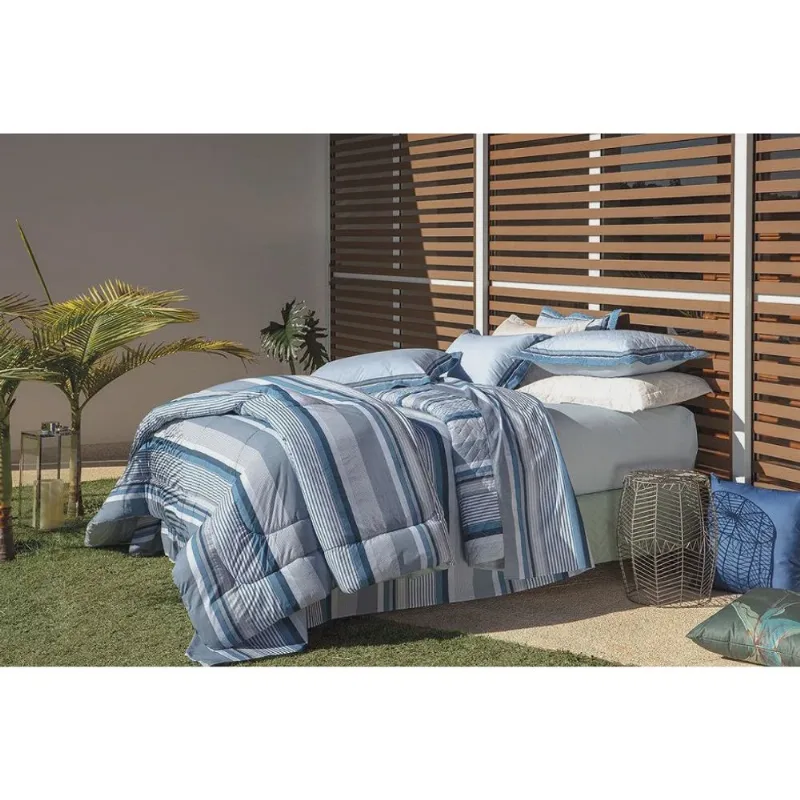 Cobreleito King Vida Bela 3Pc Mulk Kacyumara