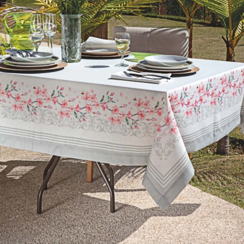 Toalha de Mesa Retangular 160x270cm Linho Enna - Casa K Homeware