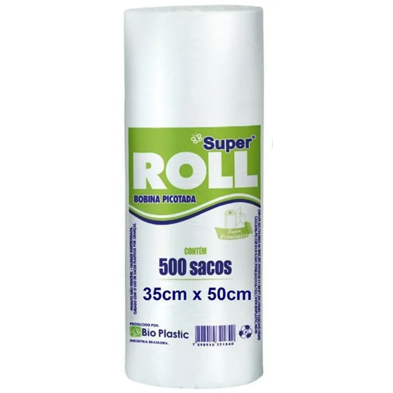 Bobina Sacos Plásticos 35x50 Rende Mais