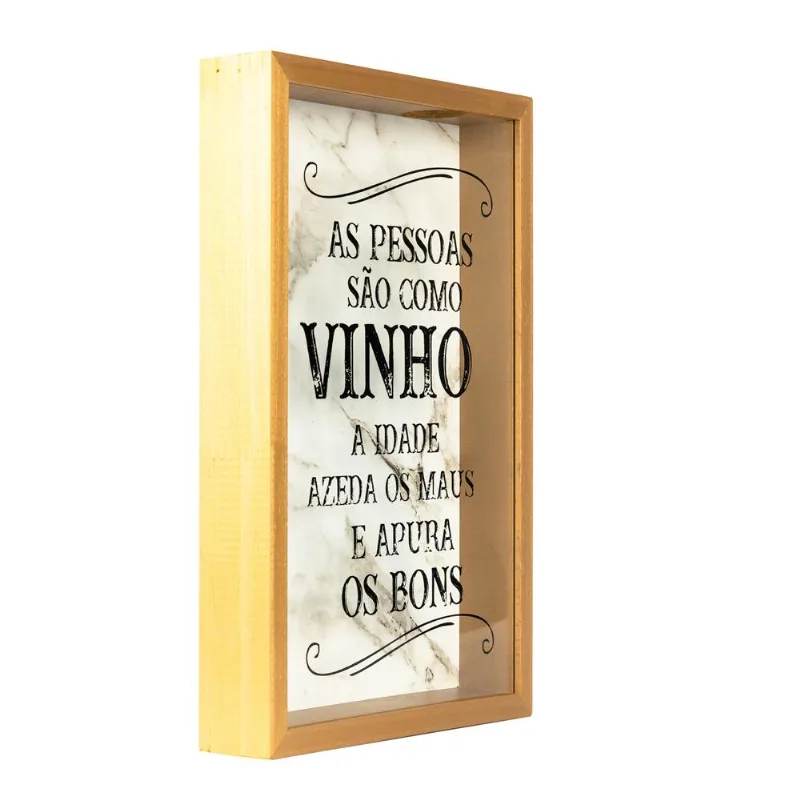 Quadro Porta Rolha 20X30 Com Vidro 832|4 Art Frame - Art Frame