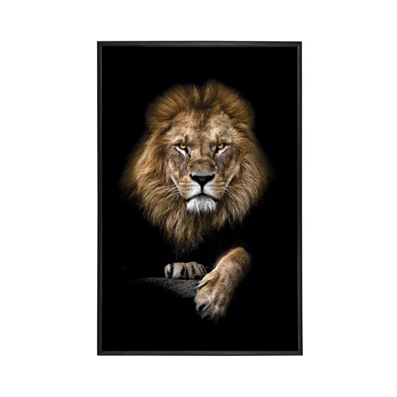 Quadro Canvas 80X120 131|2 Leão Art Frame - Art Frame