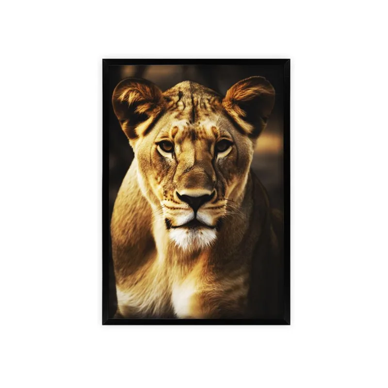 Quadro Decor 50X70 Sem Vidro 147|16 Leoa Art Frame