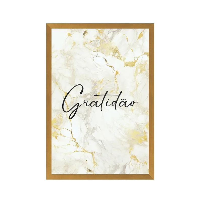 Quadro Decorativo Gratidão 40X60cm 100/7 Art Frame