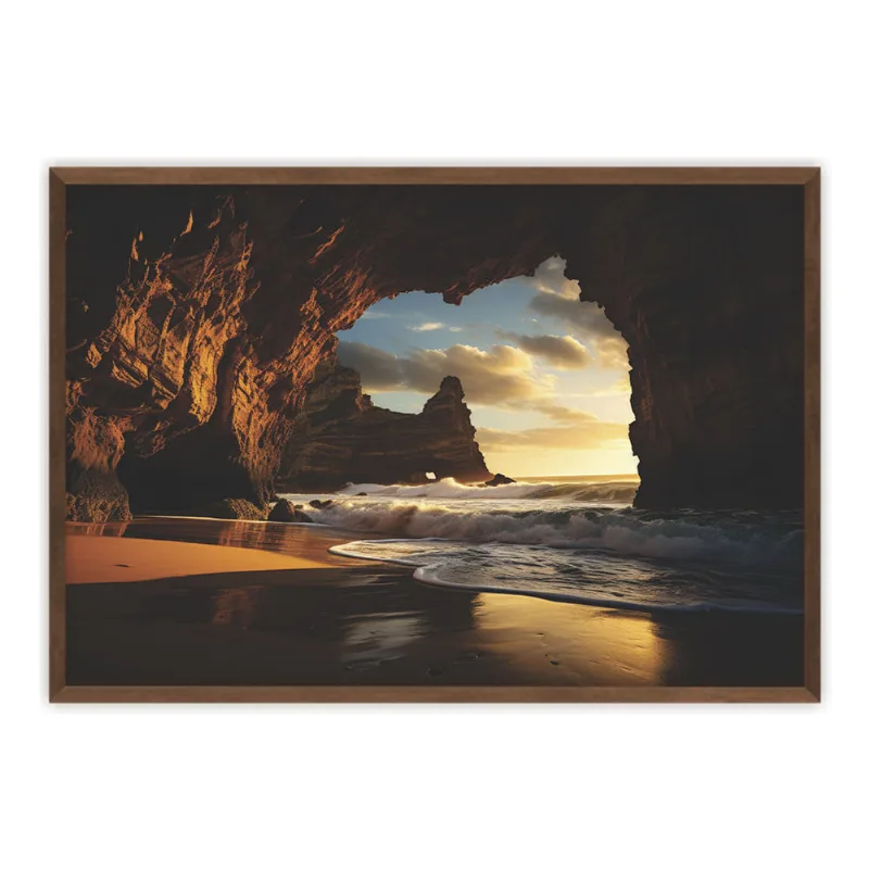 Quadro Canvas Praia 80x120 - Art Frame - Art Frame