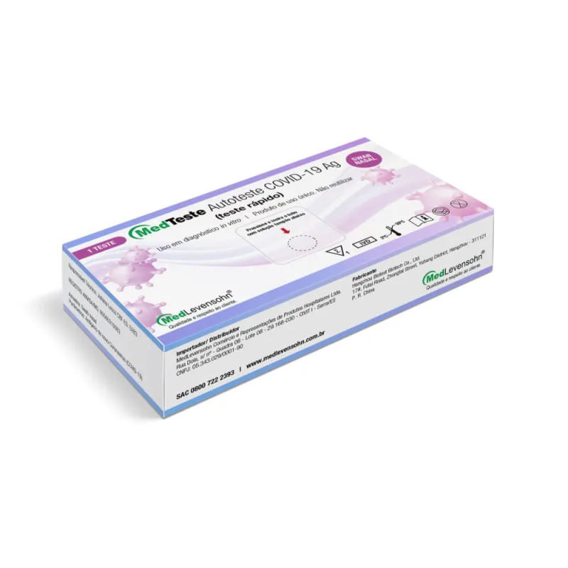 Autoteste COVID-19 Antígeno Nasal Medteste - MedLevensohn