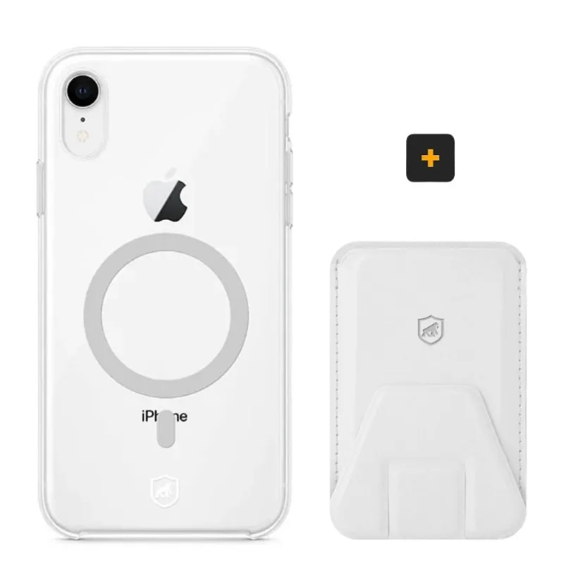 Kit Magsafe - Capa case capinha e Carteira com Kickstand para iPhone XR - Gshield