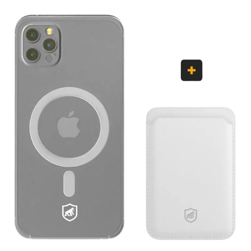 Kit Magsafe - Capa case capinha e Carteira para iPhone 12 Pro - Gshield