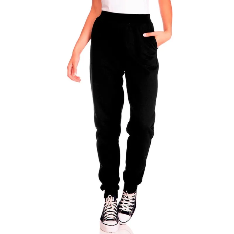 Calça Feminina Moletom Jogger - Não Disponível - Moda