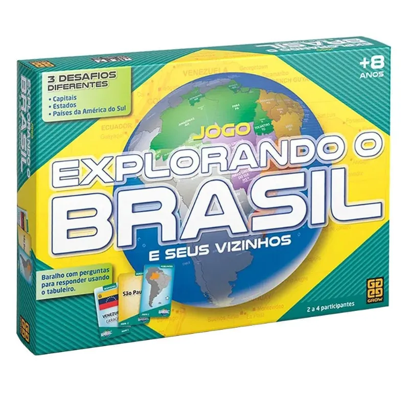 Jogo Explorando o Brasil - Grow 01658
