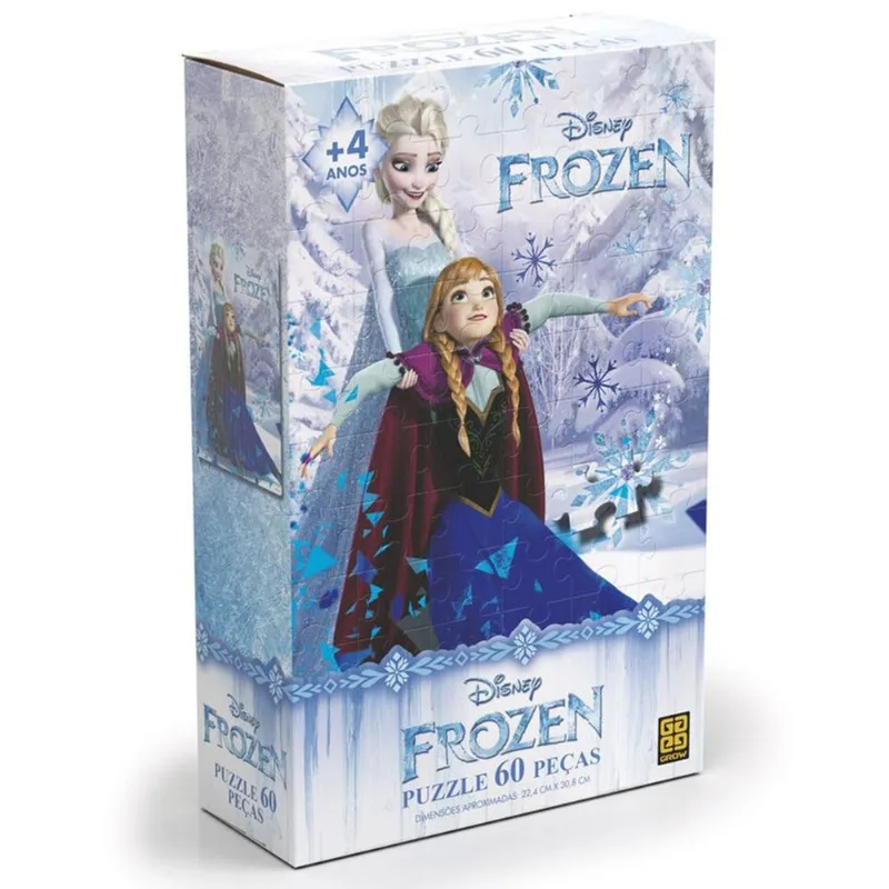 Quebra-Cabeça 60 Peças - Frozen