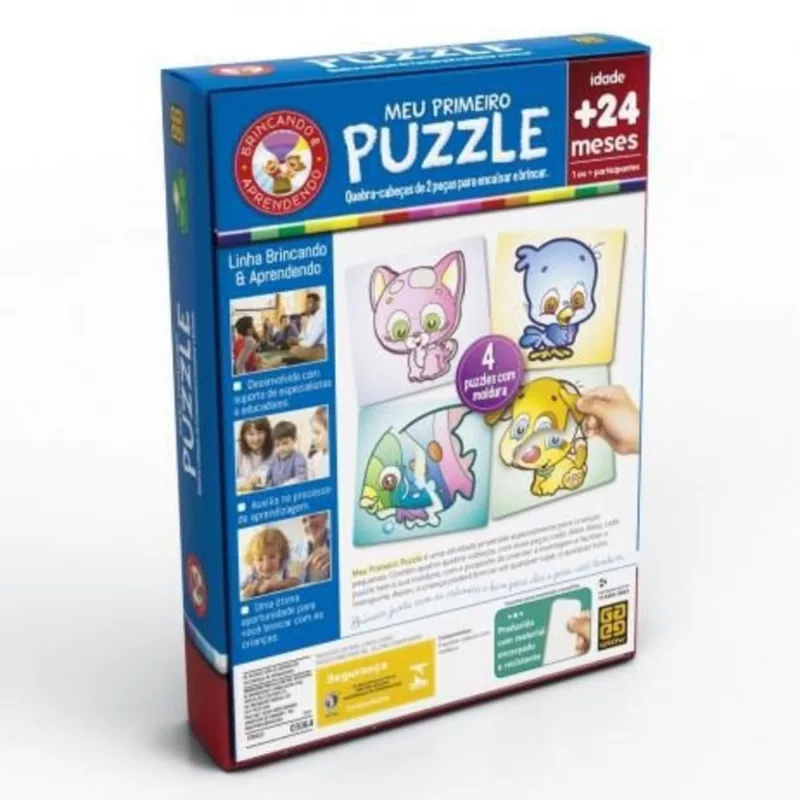 Quebra Cabeça Meu Primeiro Puzzle Grow- 3064