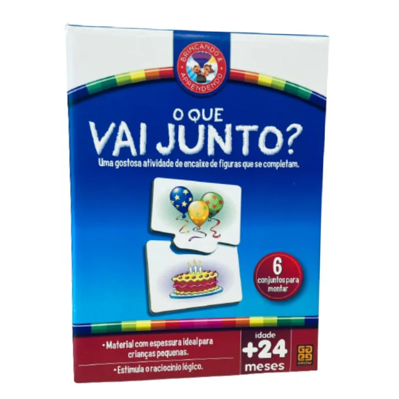 Jogo Da Memória O que Vai Junto? Grow 03065