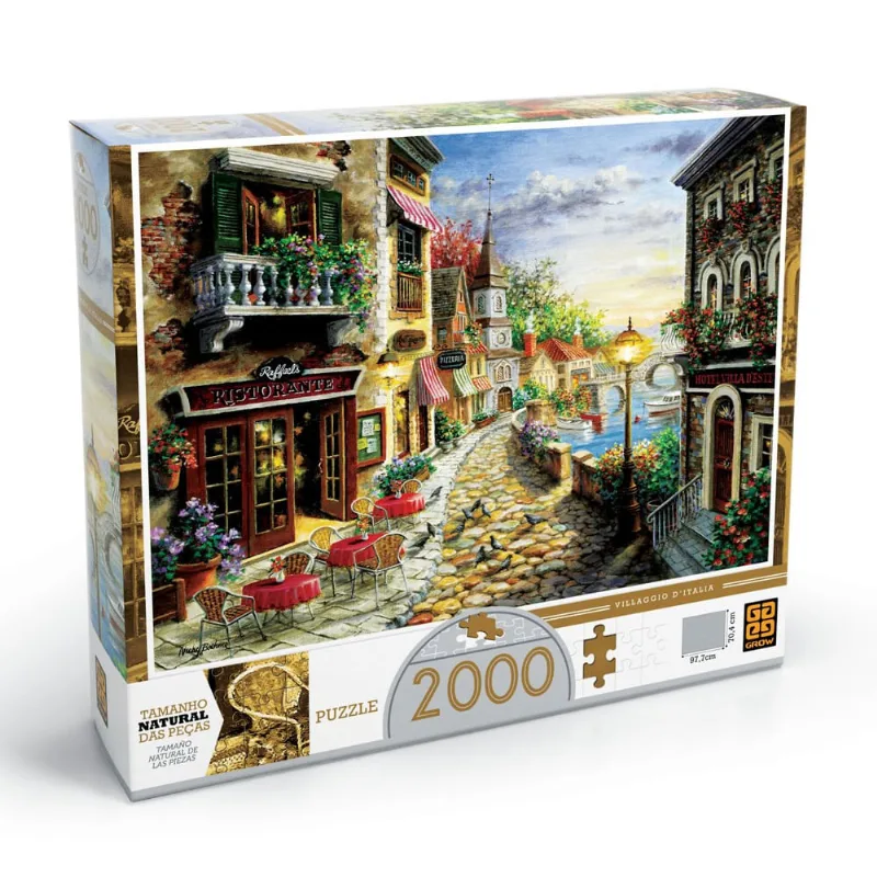 Quebra-Cabeça 2000 Peças - Villaggio D Itália